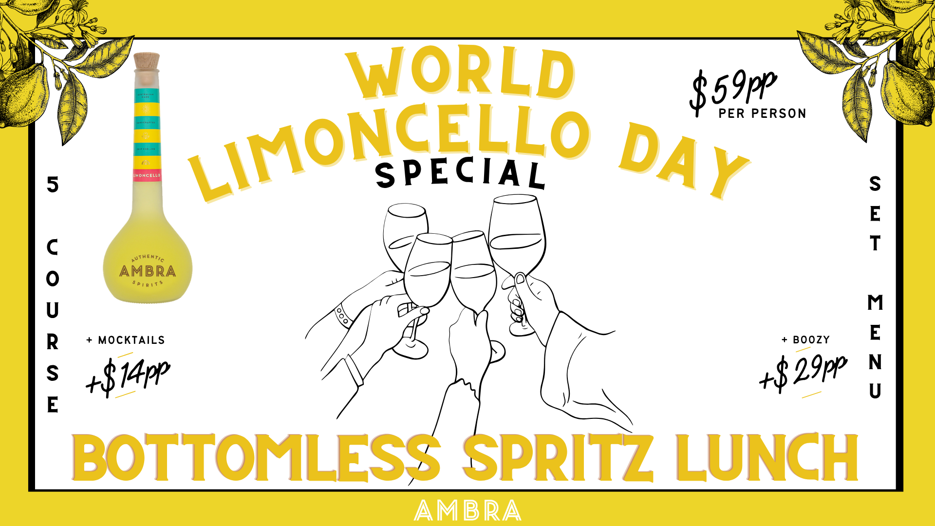 World Limoncello Day at Ambra!
