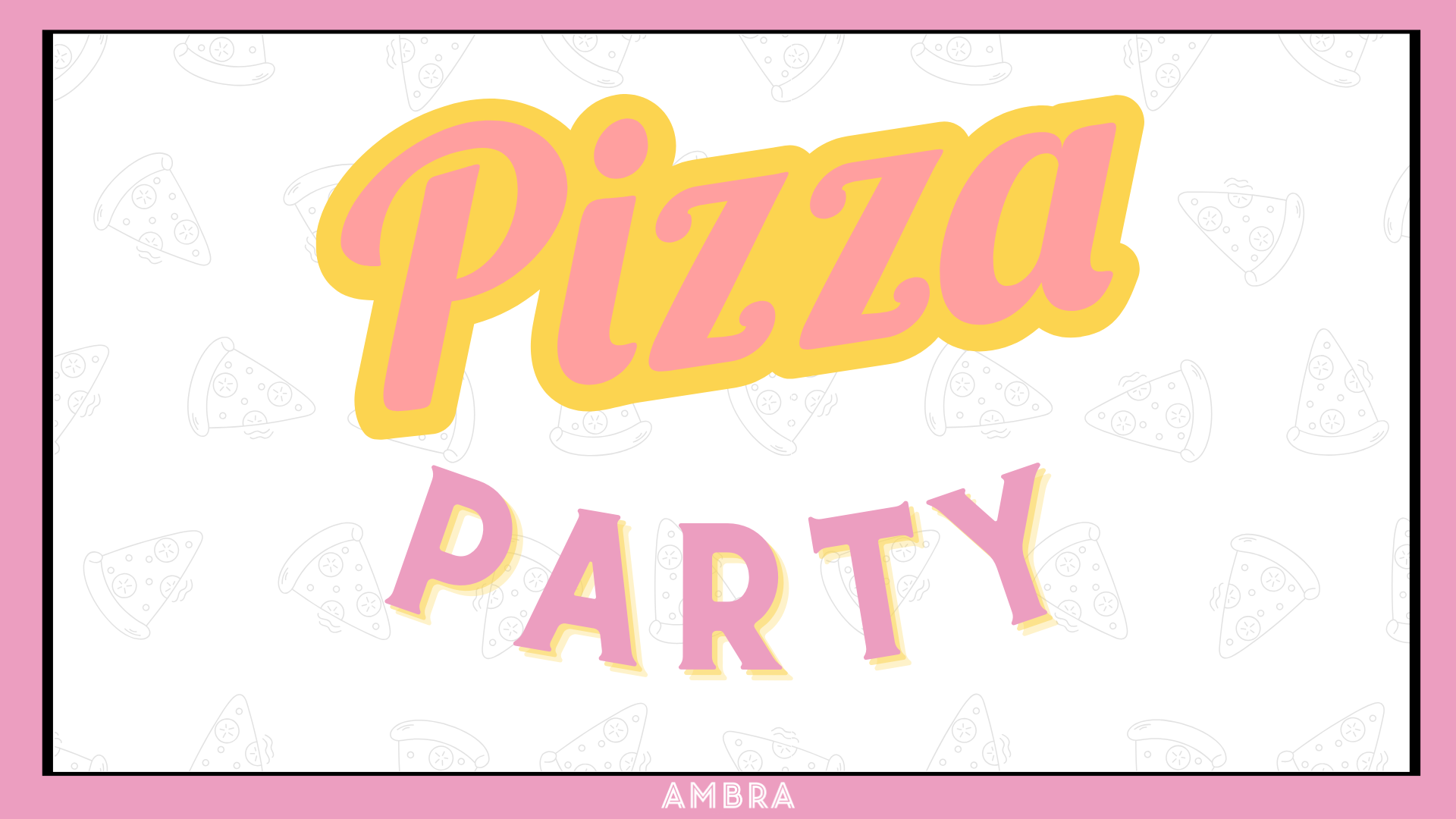 Pizza Party!