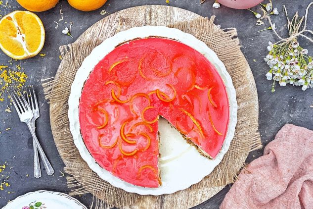 Ambra Blood Orange Gin Cheesecake