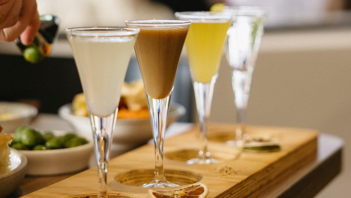 Discover the Magic of Ambra Spirits' Mini Martini Flight Experience