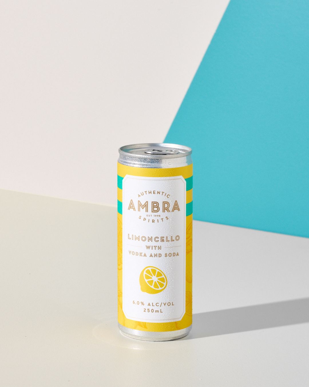 Ambra Limoncello with Vodka & Soda Premix Cans