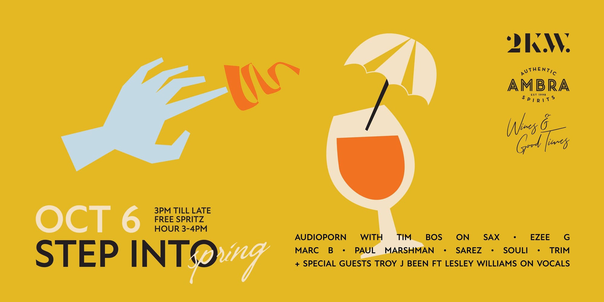 Wines and Good Times "Step into Spring" Roof Top Party at 2KW