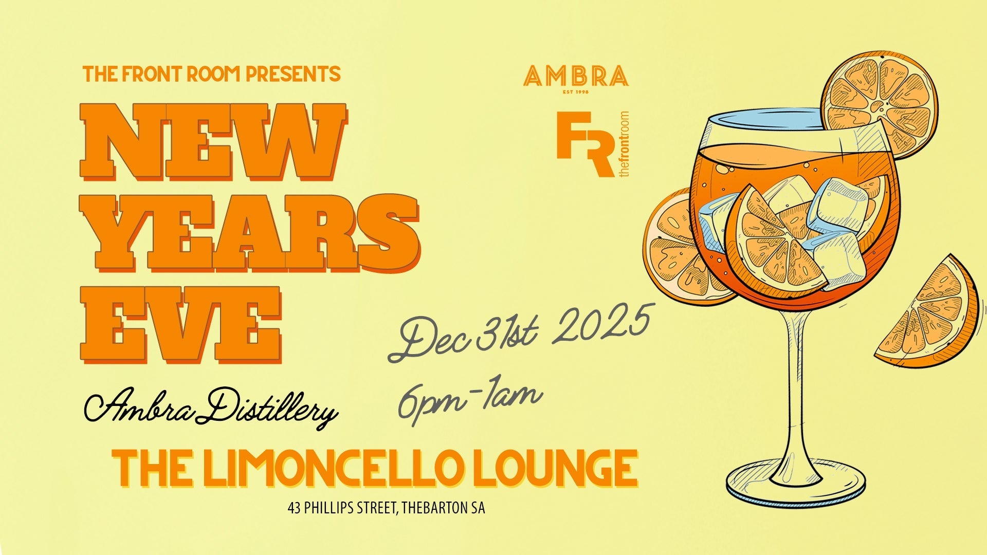 Limoncello Lounge NYE // Ambra Spirits Distillery
