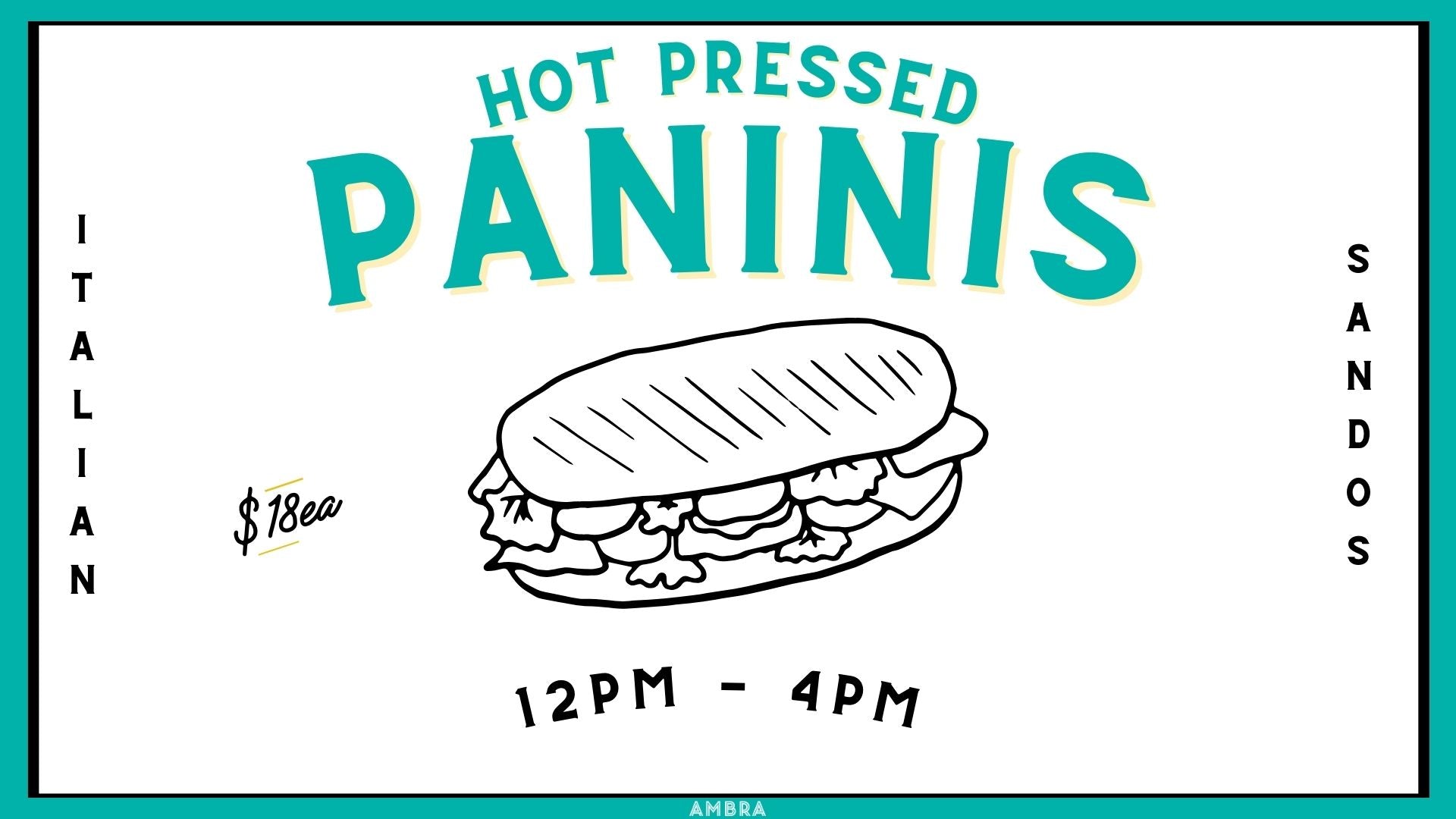 Panini Freschi Lunch