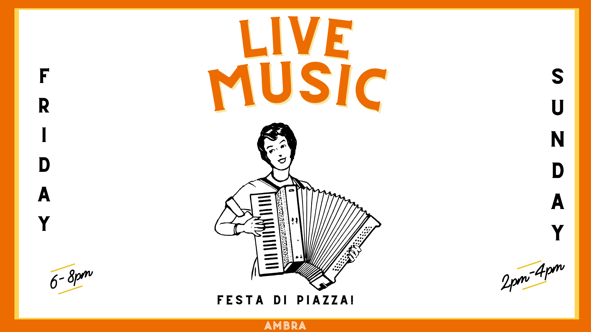 Live Music at Ambra!