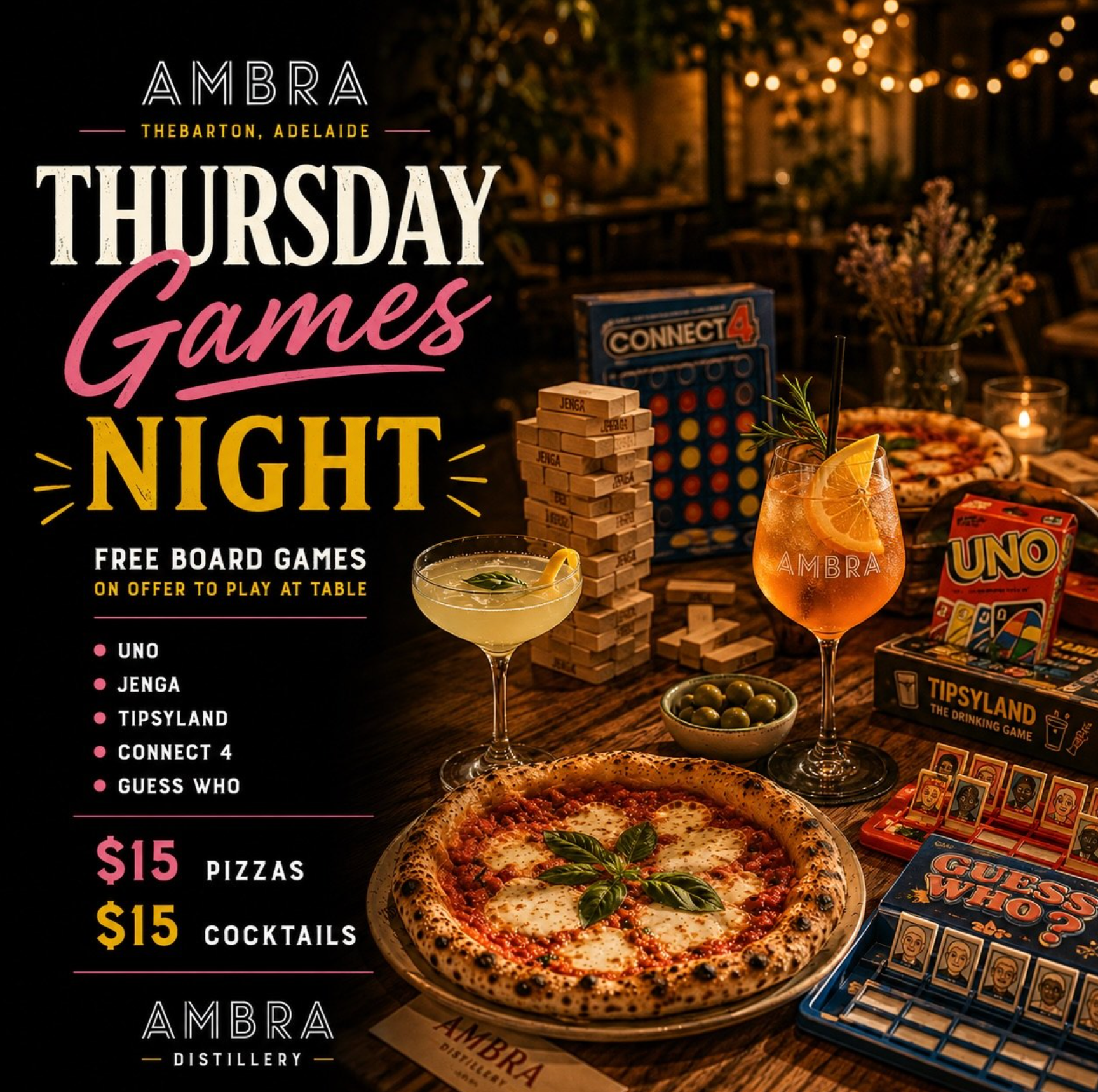 Pizza Party Games Night!