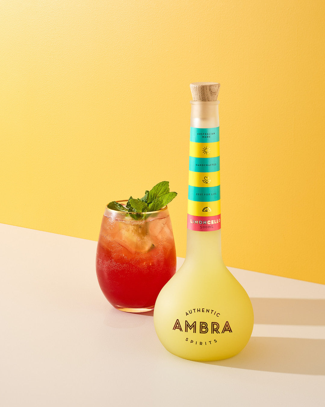 Ambra Lime Blush Cocktail