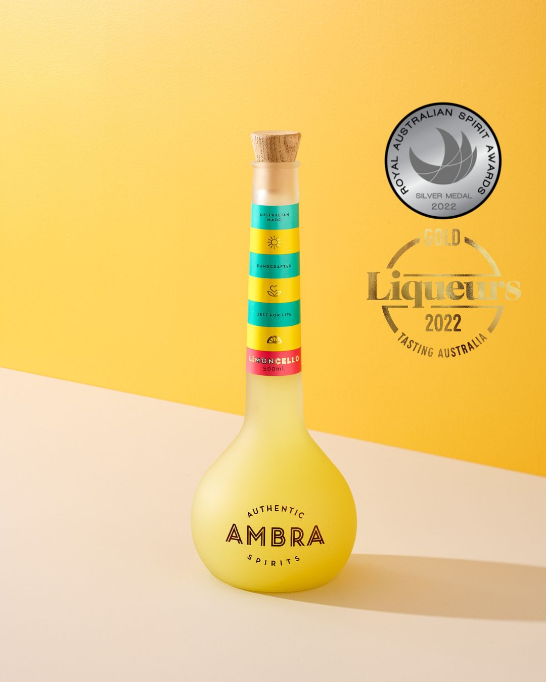 Ambra Limoncello Liqueur 500ml