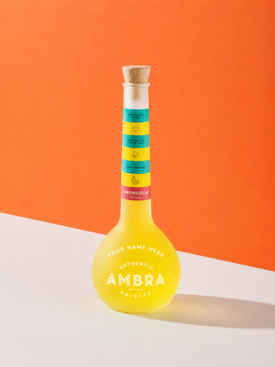 Personalised Limoncello Bottle