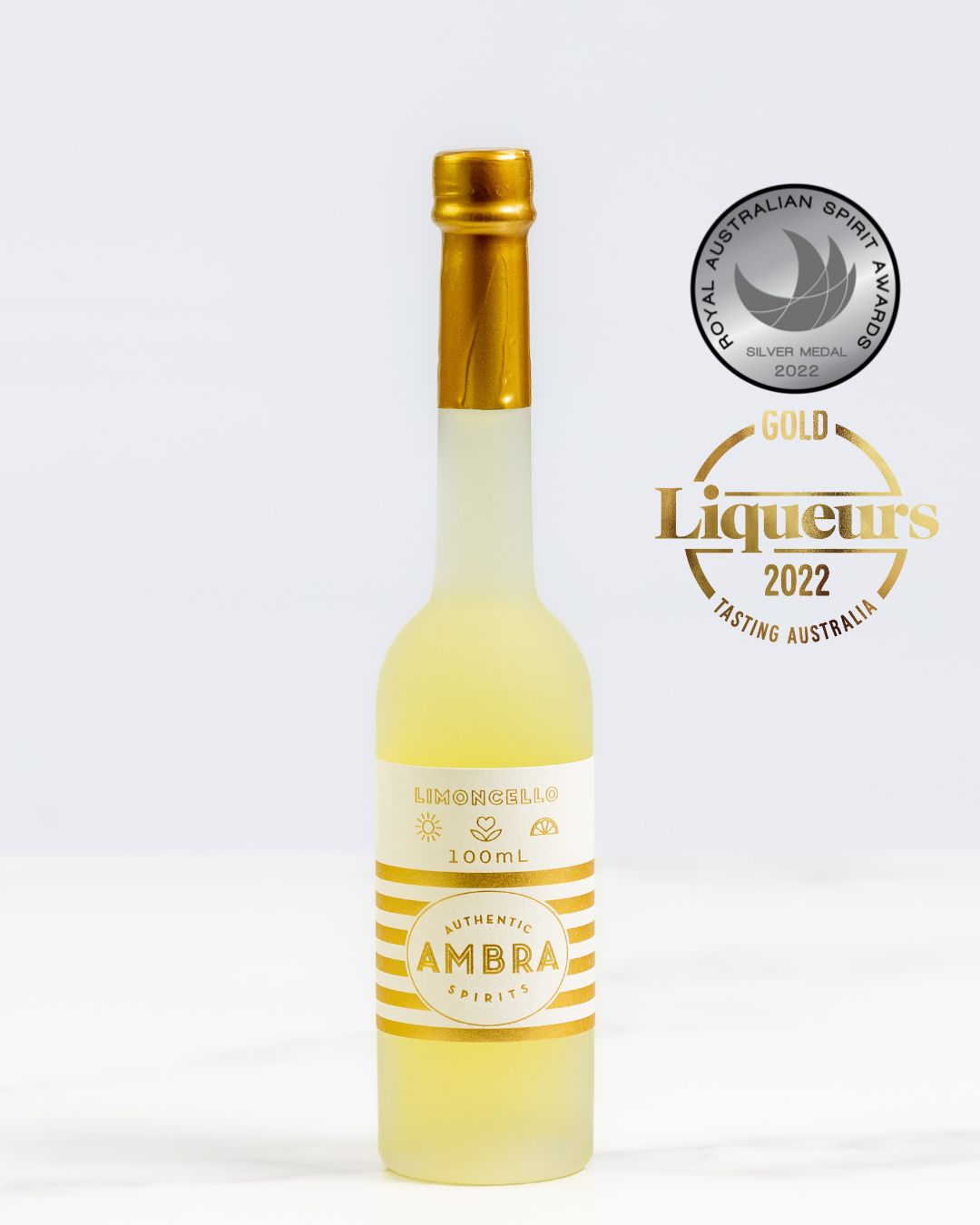 Ambra Limoncello Liqueur 100ml Bomboniere